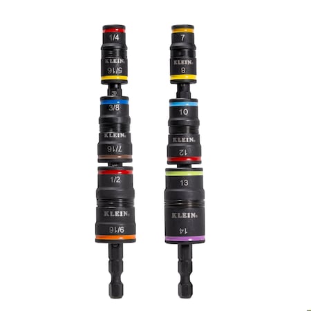 Klein Tools Impact-Rated Flip Socket Set, SAE and Metric 32933KIT