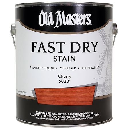 Fast Dry Stain Gal Old Masters Cherry Interior Oil-Based Wood Stain 60301