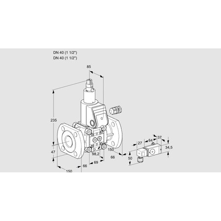 Honeywell Kromschroder VAS240F/LW KS88030846