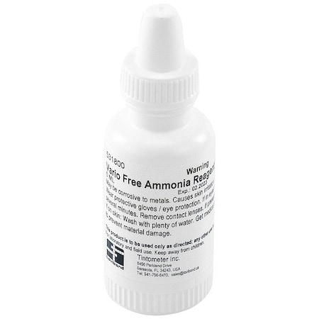 Lovibond Vario Free Ammonia Reagent Solution, 5PK VARIO FREE AMMONIA REAGENT SOLUTION