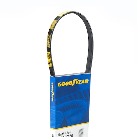 Goodyear Multi V-Belt with Aramid Cord: PK Profile, 7 Ribs, 80.9in Effective Length A070810