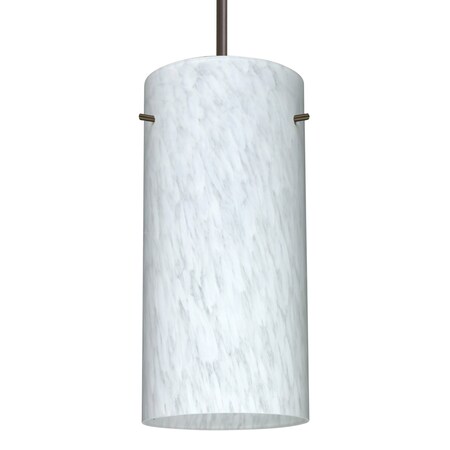 Besa Lighting Besa Stilo 12 Pendant, Carrera, Bronze Finish, 1x 11W LED 1JT-412019-LED-BR