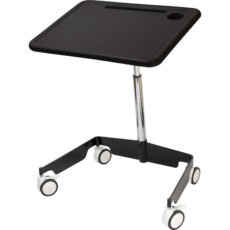 Kore Design Kids Sit-Stand Mobile Student Desk for Schools, Classrooms, 31in to 38in tall, Black 803946