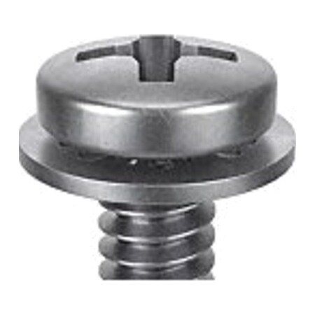 M5-0.80 x 20 mm Phillips Pan Machine Screw, Passivated 18-8 Stainless Steel, 10 PK