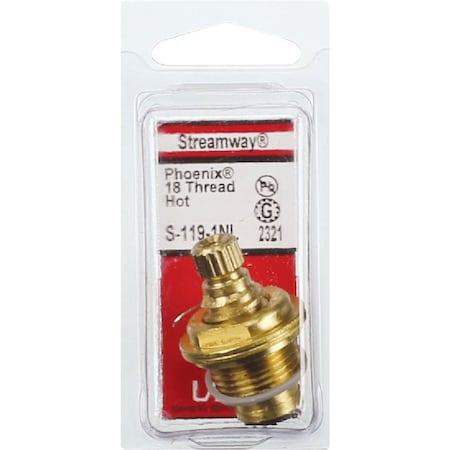 Westlake Pipe & Fittings Hot Water Kitchen/Bathroom Sink Faucet Stem for Streamway S-119-1NL