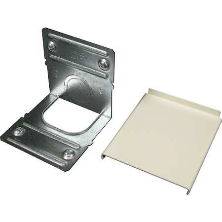 Legrand Internal Corner Coupling, 3000 Series, 1 Channel, 2.75 in W, 2.625 in H, 2.625 in L, Ivory V3017TCE