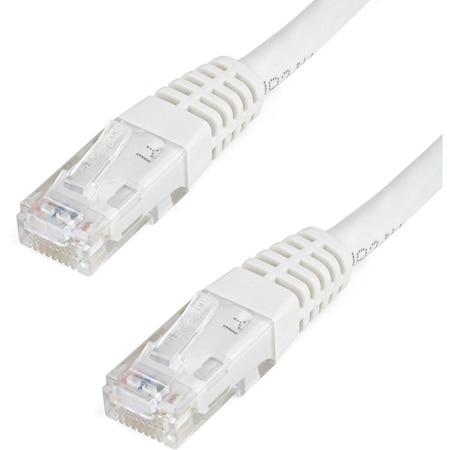 Startech.Com 25ft CAT6 Ethernet Cable White Cat 6 PoE C6PATCH25WH