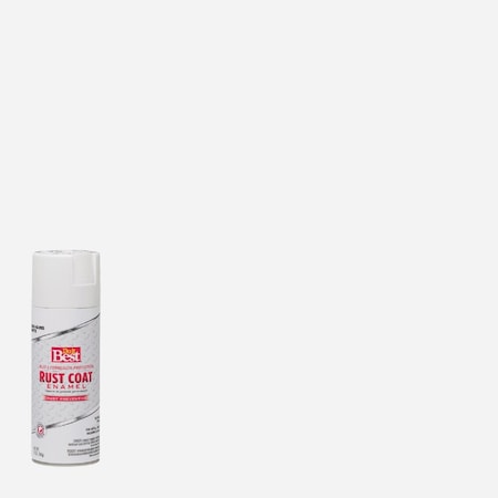Do It Best Rust Coat Gloss Semi-Gloss White 12 Oz. Anti-Rust Spray Paint 203547D