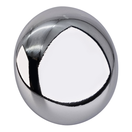 Brixwell Mushroom Round Cabinet Knob For Kitchen And Cabinet Hardware Polished Chrome, 10PK BXT138CH