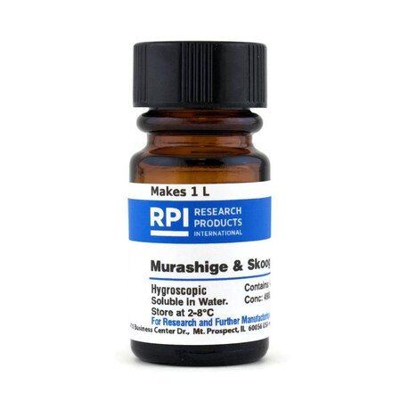 Rpi Murashige and Skoog Medium w/ MES Buffer and Vitamins, 1 L M70800-1.0