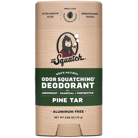 Dr. Squatch Dr. Squatch Pine Tar Deodorant 2.65 oz 1 pk RTLDEOPNT-02C24