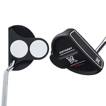 Odyssey DFX Black 2-Ball 2021 Putter - Oversize Grip - Right Hand/35 inch 73011S3501