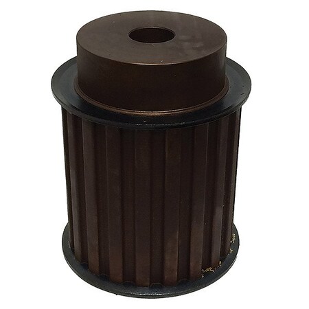 Zoro Select Timing Pulley, Black Oxide, 2 1/2 in Dia 20H300-6FS8