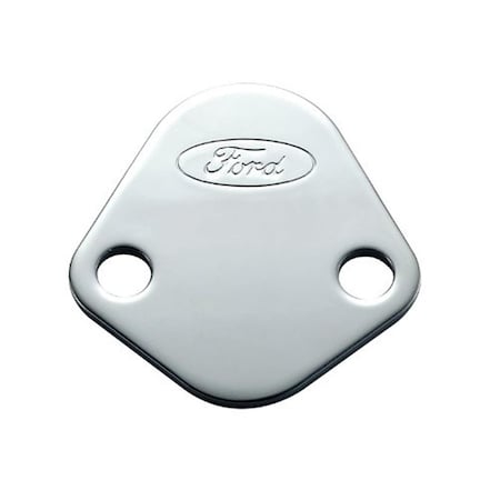 Ford Fuel Pump Block Off Plate for 2020  289, Chrome FRD302-290