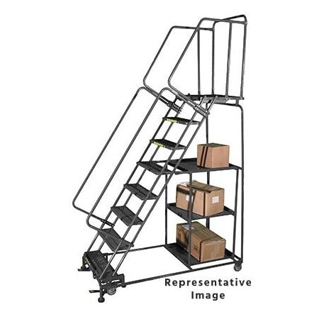 Ballymore Stock Picking Roll Ladder, Steel, 70 in.H SPL-7-14-P