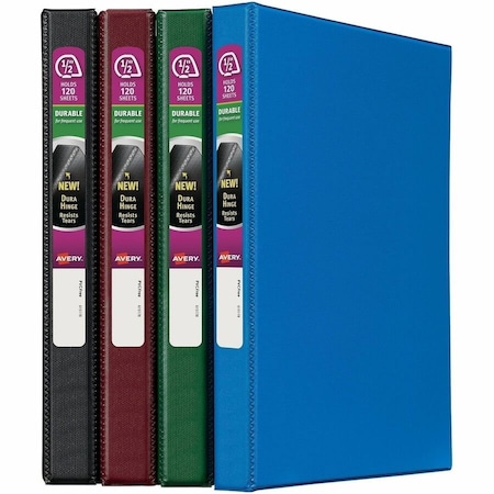 Avery Durable 3 Ring Binder, 0.5" Slant Rings,  11058