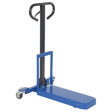 Vestil Steel Single Fork Pallet Master 400 Lb. Capacity Blue PMSF-M-400