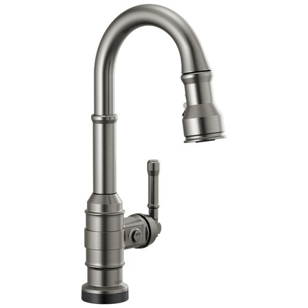 Delta Broderick Touch2O Bar / Prep Faucet With Touchless Technology In Black Stainless 9990TL-KS-DST