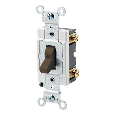 Leviton Toggle Single-Pole, 20 A, 120/277V 1221-S
