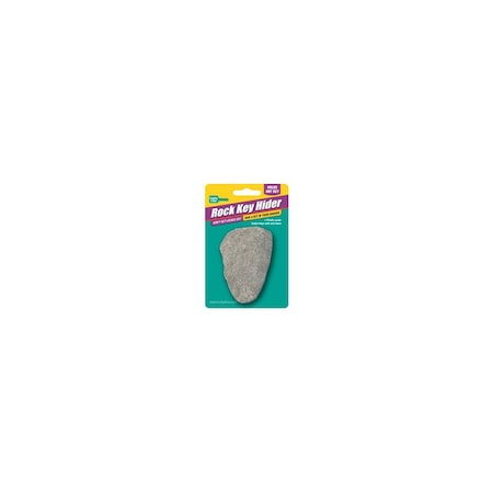 Lucky Line Gray/Brown Plastic Rock Key Hider 90601