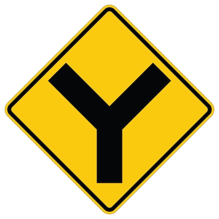 Sign Solutions Usa Traffic Sign, 30 in Width, Aluminum Sign, Diamond DUS06DYE3030W2-5
