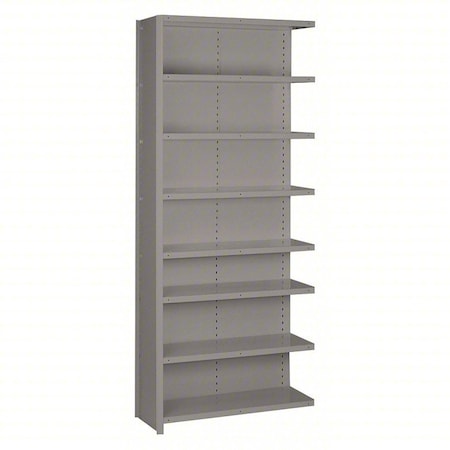 Lyon Metal Shelving, 84" H, 36" W, Gray DD8081H