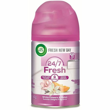 Reckitt Benckiser Air Wick, FRESHMATIC LIFE SCENTS ULTRA REFILL, SUMMER DELIGHTS, 5.89 OZ AEROSOL, 6PK 91101