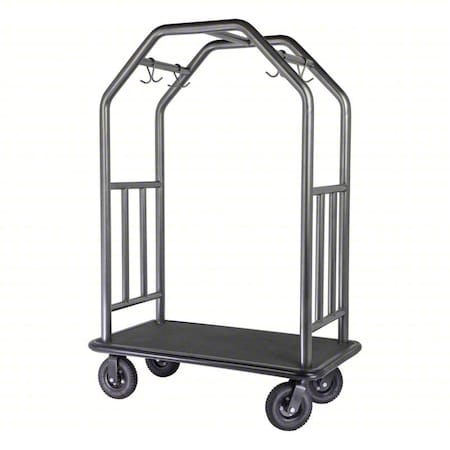 Hospitality 1 Source Coastal Estate Cart; Rubber Mat Deck CCRDBL01