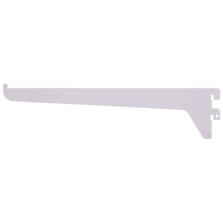Prosource Single and Utility Shelf Bracket, 75 lb/Pair, 10 in L, 2-1/2 in H, Steel, White 25227PHL-PS