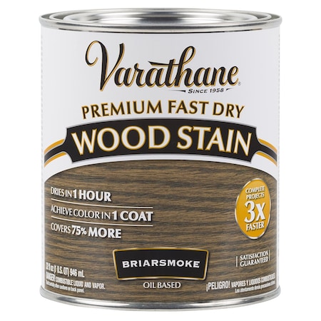 Rust-Oleum 1 Qt Rust-Oleum 313608 Briarsmoke Varathane Premium Fast Dry Wood Stain 313610