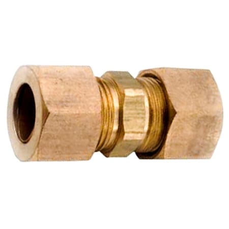 Auveco Brass Compression Union 1/2in Tube Size, 5PK 155