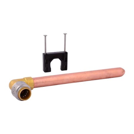 Sharkbite SharkBite Push to Connect 1/2 in. PTC each Copper Pipe Stubout Elbow UR351A