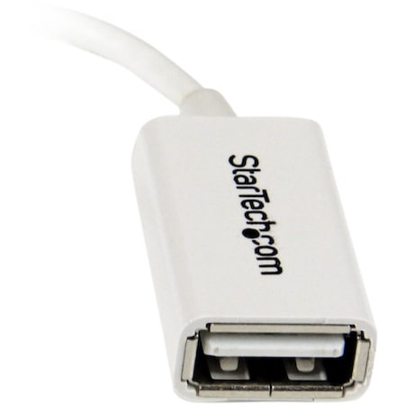 Startech.Com 5IN WHITE MICRO USB TO USB OTG ADAPTER UUSBOTGW