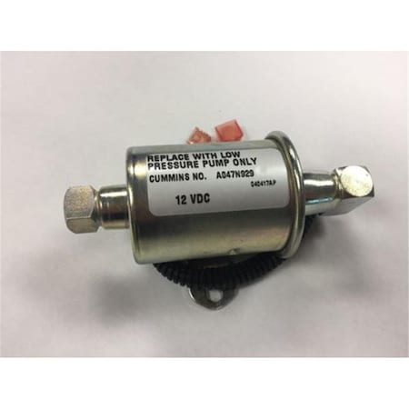 Cummins A064S965 12V Electric Fuel Pump, Silver C7B-A064S965