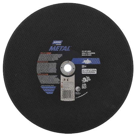 Norton Abrasives 14" Cutoff Saw Blade 07660705496