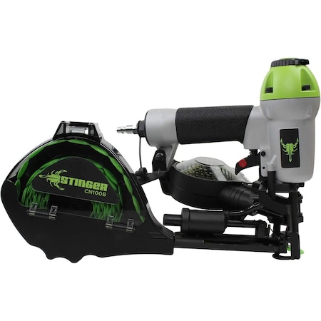 Stinger CN100B Pneumatic Cap Nailer, 1'' Cap Diameter, 1'' Nail Length, Collated Cap Nails 136252