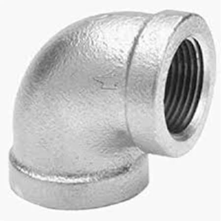 Ldr Industries 0.37 in. 90 deg Galvanized Elbow, Pack of 5, 5PK 465002012