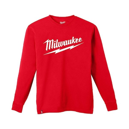 Milwaukee Tool Work Shirt, S, Red, Men's 608R-S