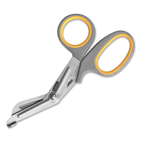 Physicianscare Scissors, 7 In. L, Silver, Rounded, Titanium 90292
