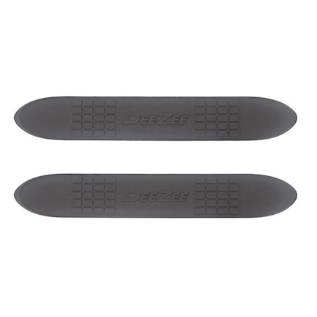 Hands On DZ4ICHECKS Boxed Step Pad for 4 in. Tube, Black, 2PK HA2605866