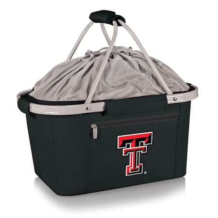 Picnic Time Family Of Brands NCAA Texas Tech Red Raiders Metro Shopping Basket - Insulated Picnic Basket 645-00-175-574-0