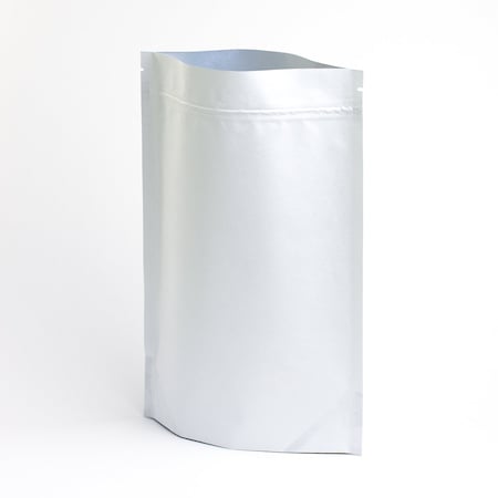 Elevate Packaging 12oz White Compostable Stand Up Pouch, 100PK HC0122