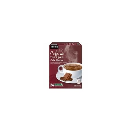 Caf Escapes Cafe Escapes K-Cup, Pod Cafe Mocha Keurig Single-Serve K-Cup Pods, 24 Count - Compatible with, 24PK 5000330123