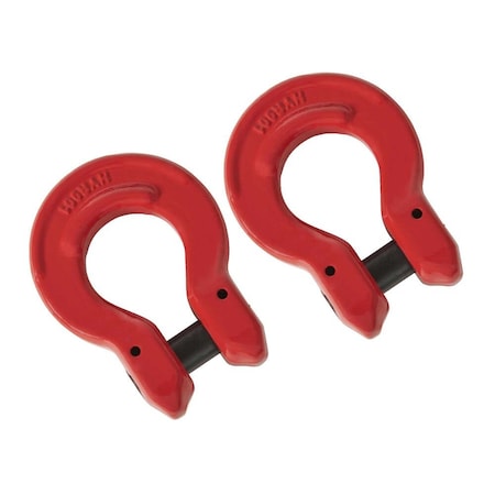 Mytee Products 1/2 in Omega Coupling Link Grade 80, 10,600 lbs Load Capacity, 2PK OL-12-G80x2