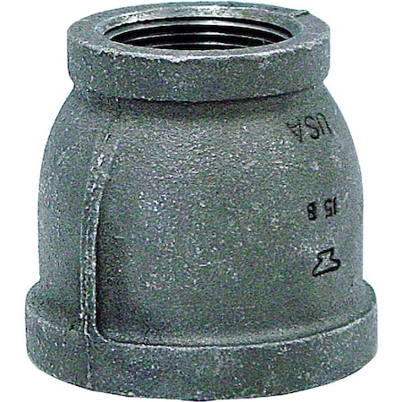 Anvil 1-1/2'' x 1'' Malleable Black Iron Reducing Coupling 8700134607