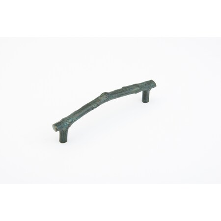 Schaub 6in Center to Center Mountain Twig Cabinet Pull Verde Imperiale Finish 784-VI
