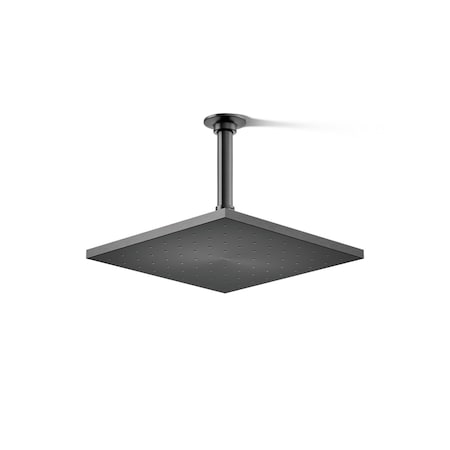 Kohler Contemporary Square 10" single-function rainhead, 2.5 gpm 13696-BGP