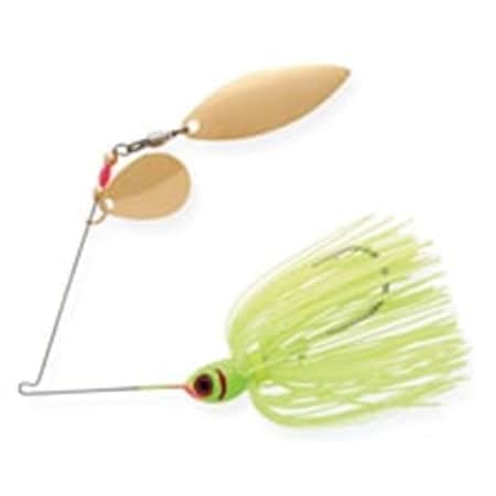 Pradco Lures Booyah Tandem Spinner bait, 0.38 oz. - Chartreuse BYBT38-617