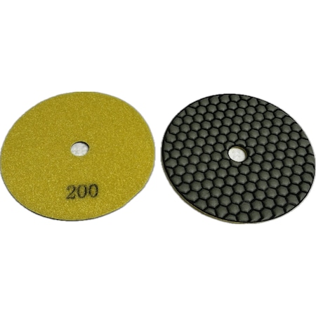Vantage Product Honey Comb Dry Polishing Pad, Concrete Finishing, 7'' R-FB7HC0200
