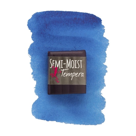 Jack Richeson Semi-Moist Tempera Cake, 1.62 x 1.87 x 0.50 in. - Blue 1569135